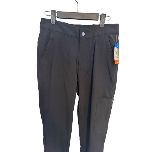 NWT Columbia Size 6 Black Straight-Leg Pants Pockets Stretch Fabric - Picture 4 of 16